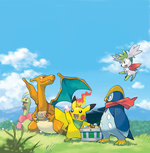 Pokémon Mystery Dungeon: Explorers of Sky - DS/DSi Artwork
