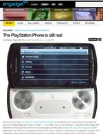 Related Images: Engadget Denies Fakery - Re-Confirms "PlayStation Phone" News image