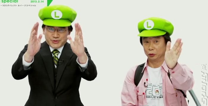 Shigeru Miyamoto and Satoru Iwata Celebrate the Year of Luigi Shigeru Miyamoto and Satoru Iwata Celebrate the Year of Luigi