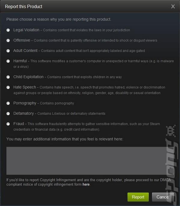 Steam Changing User Report System News image