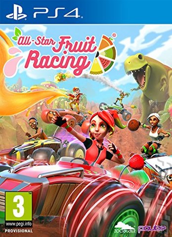 All-Star Fruit Racing - PS4 Cover & Box Art