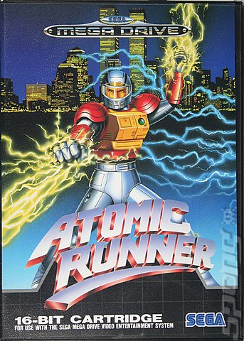 Atomic Runner - Sega Megadrive Cover & Box Art