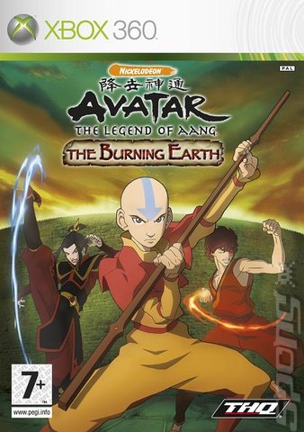 Avatar: The Legend of Aang - The Burning Earth - Xbox 360 Cover & Box Art