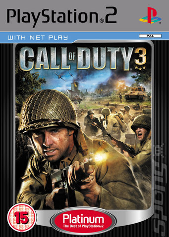 call of duty 3 cover. Call of Duty 3 (PS2) Cover