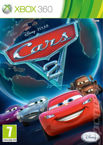 Cars 2: The Video Game - Xbox 360 Cover & Box Art