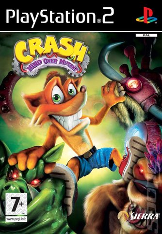Crash Bandicoot: Mind Over Mutant - PS2 Cover & Box Art
