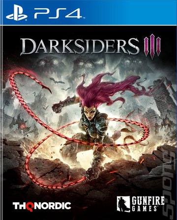 Darksiders III - PS4 Cover & Box Art