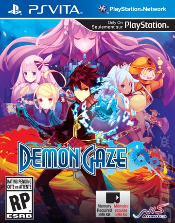 Demon Gaze - PSVita Cover & Box Art
