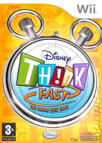 Disney Th!nk Fast - Wii Cover & Box Art