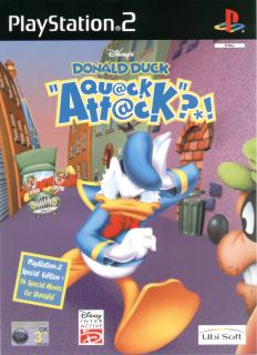Donald Duck Quack Attack - PS2 Cover & Box Art