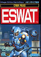 ESWAT - Sega Megadrive Cover & Box Art
