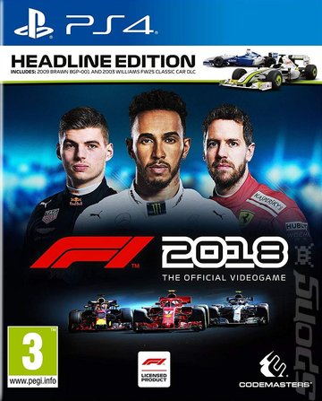 F1 2018 - PS4 Cover & Box Art