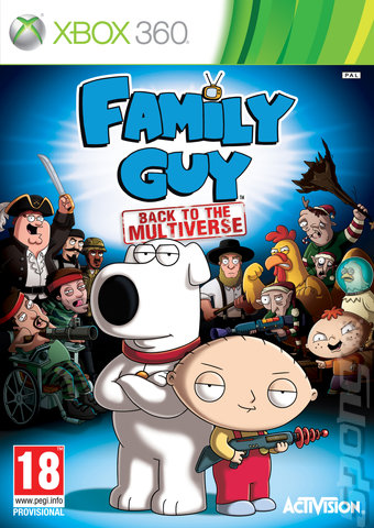 Family Guy: Back To The Multiverse - Xbox 360 Cover & Box Art