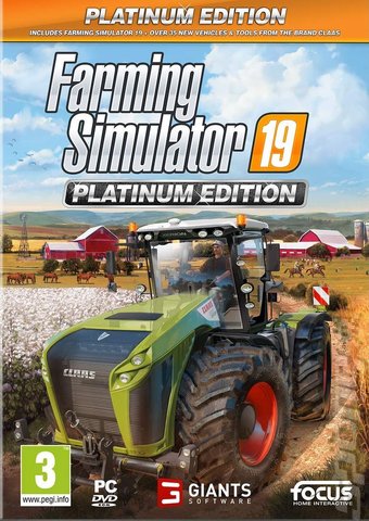 Farming Simulator 19: Platinum Edition - PC Cover & Box Art