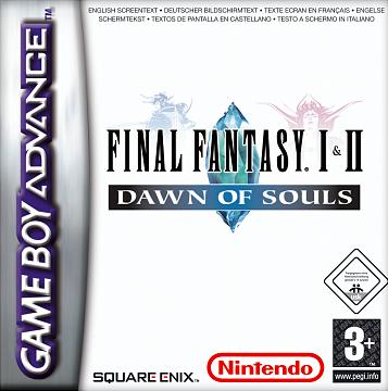 Final Fantasy I & II: Dawn of Souls - GBA Cover & Box Art