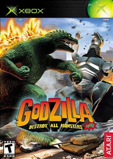Godzilla: Destroy All Monsters Melee - Xbox Cover & Box Art