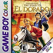 Gold and Glory: The Road to El Dorado - Game Boy Color Cover & Box Art