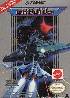 Gradius - NES Cover & Box Art