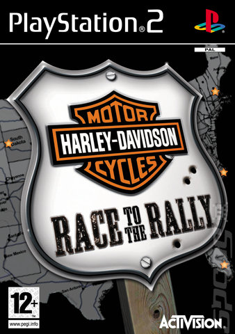 Harley Davidson: Race to the Rally - PS2 Cover & Box Art