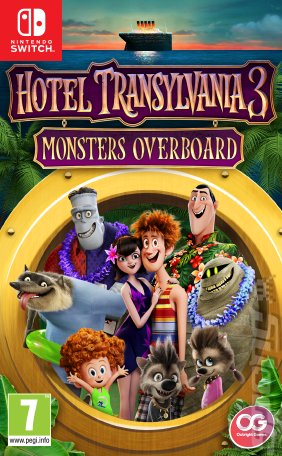Hotel Transylvania 3: Monsters Overboard - Switch Cover & Box Art