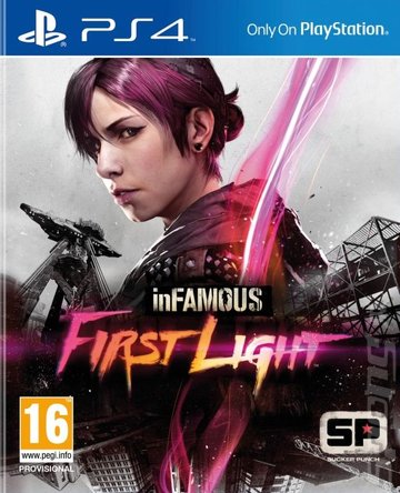inFAMOUS: First Light - PS4 Cover & Box Art