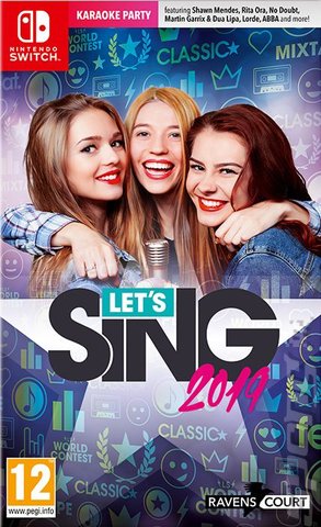 Let's Sing 2019 - Switch Cover & Box Art