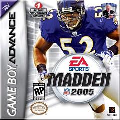 Madden NFL 2005 - GBA Cover & Box Art