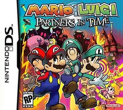 Mario and Luigi: Partners in Time - DS/DSi Cover & Box Art