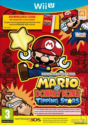 Mario vs. Donkey Kong: Tipping Stars - Wii U Cover & Box Art