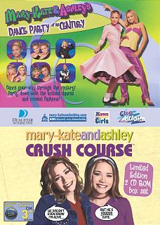 Mary Kate and Ashley: Dance Party of the Century and Crush Course Double Pack - PC Cover & Box Art