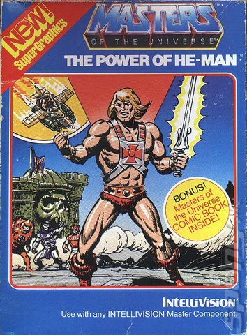 Masters of the Universe: The Power of He-Man - Intellivision Cover & Box Art