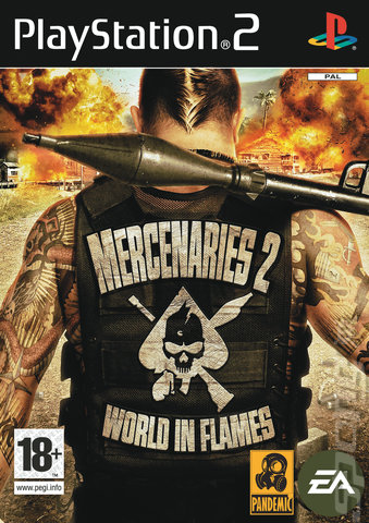 Mercenaries 2: World in Flames - PS2 Cover & Box Art