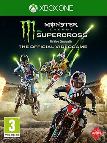 Monster Energy Supercross: The Official Videogame - Xbox One Cover & Box Art