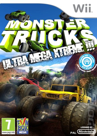 Monster Trucks - Wii Cover & Box Art