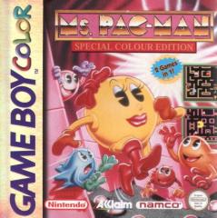 Ms Pac Man / Super Pac Man - Game Boy Color Cover & Box Art