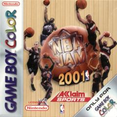 NBA JAM 2001 - Game Boy Color Cover & Box Art