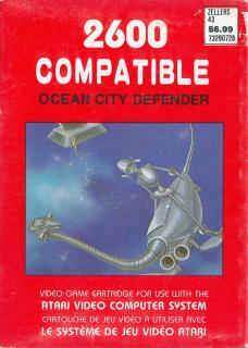 Ocean City Defender - Atari 2600/VCS Cover & Box Art