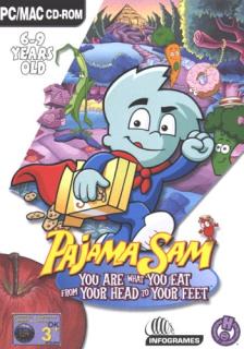 Pajama Sam: You Are What You Eat From Your Head to Your Feet - PC Cover & Box Art