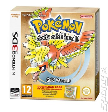 Pokemon Gold - 3DS/2DS Cover & Box Art