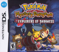 Pokémon Mystery Dungeon: Explorers Of Darkness - DS/DSi Cover & Box Art