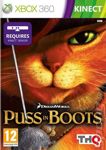 Puss in Boots - Xbox 360 Cover & Box Art