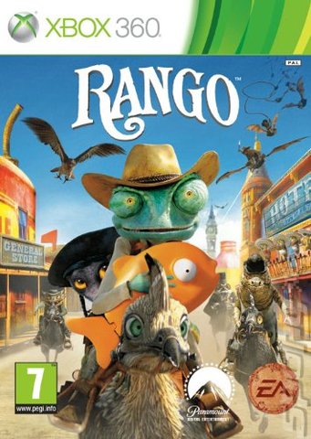 Rango The Video Game - Xbox 360 Cover & Box Art