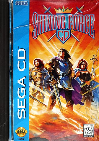Shining Force CD - Sega MegaCD Cover & Box Art