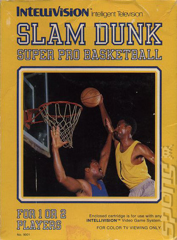 Slam Dunk Basketball - Intellivision Cover & Box Art