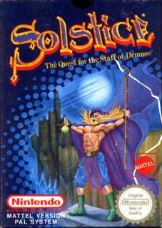 Solstice - NES Cover & Box Art