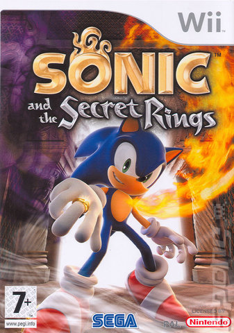 Sonic and the Secret Rings - Wii Cover & Box Art