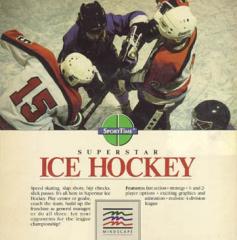 SportTime Superstar Ice Hockey - C64 Cover & Box Art