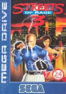 Streets of Rage 3 - Sega Megadrive Cover & Box Art