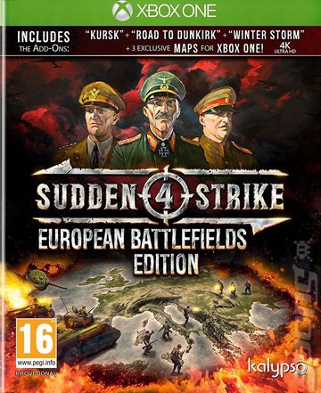 Sudden Strike 4 - Xbox One Cover & Box Art