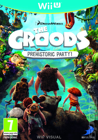 The Croods: Prehistoric Party! - Wii U Cover & Box Art